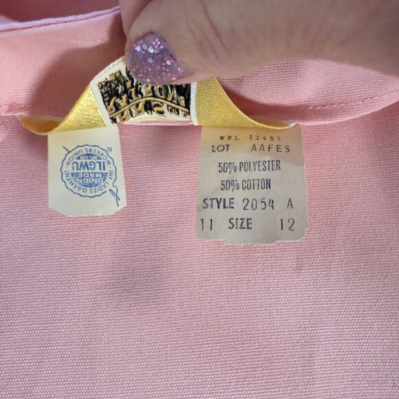 Vintage 70s Pink Mini Skirt NWT Retro Dream - Picture 3 of 7